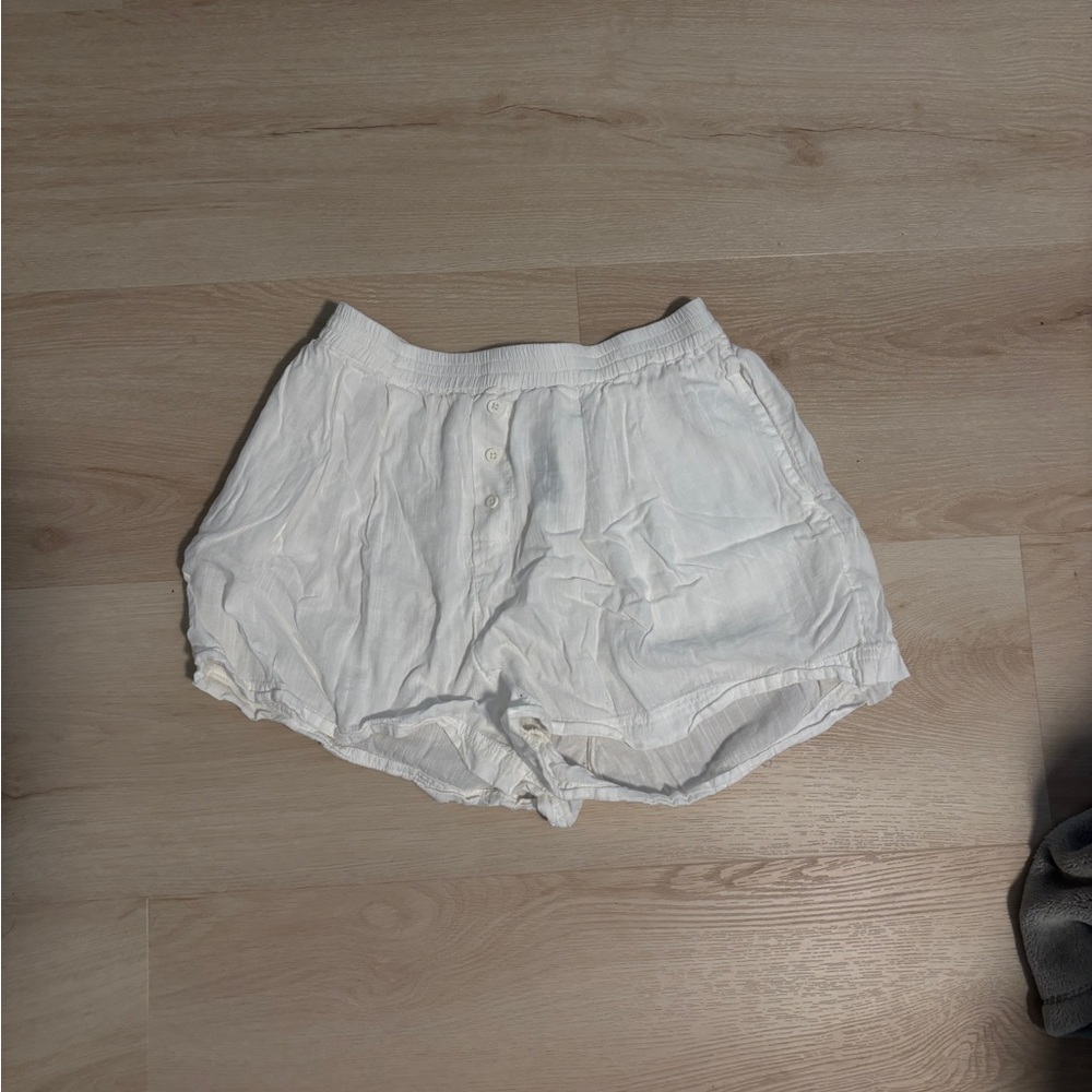 PacSun High Waist White Shorts